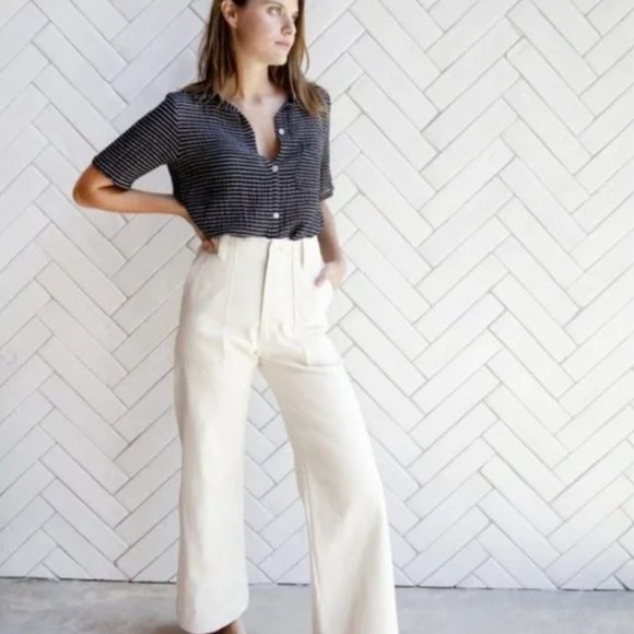 ESBY Pants - ESBY FINCH PANT NATURAL CANVAS